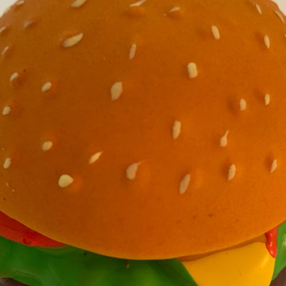 Cheeseburger dog toy - Picture 7 of 10